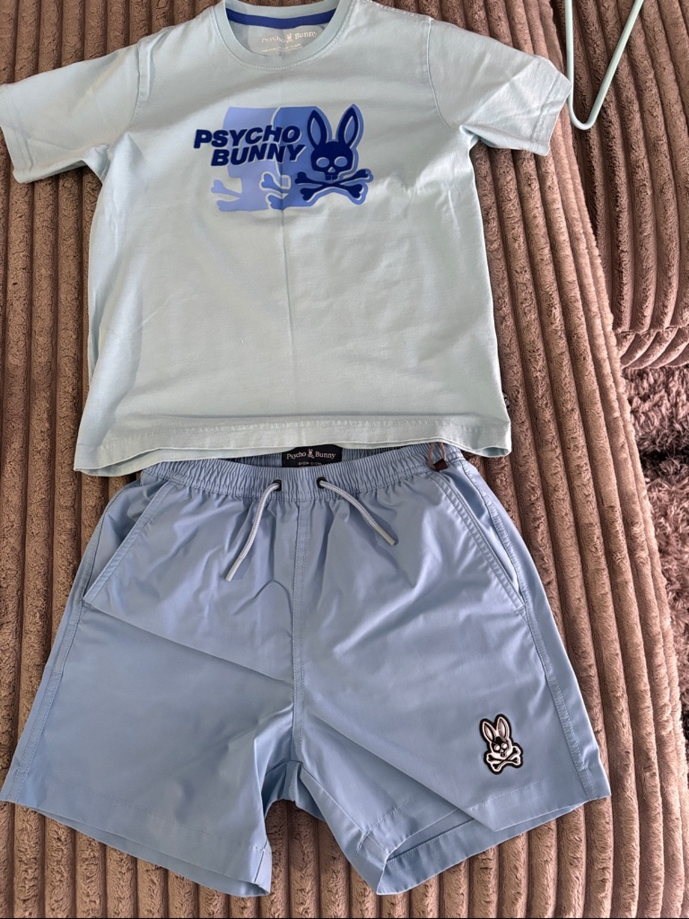Psycho Bunny Light Blue Men's Athletic Swim Shorts